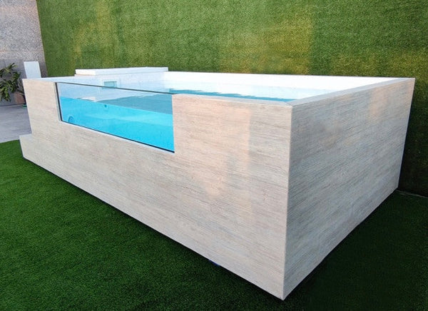 PISCINA ELEVADA ACERO RÍGIDO ILU PRO 235 — Piscinas de contenedor en venta en España — imagen 2