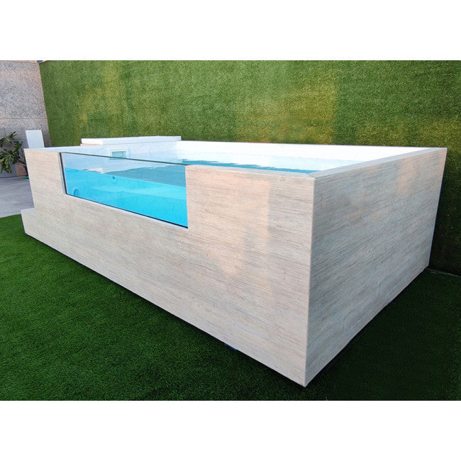 PISCINA ELEVADA ACERO RÍGIDO ILU PRO 230 — Piscinas de contenedor en venta en España — imagen 2