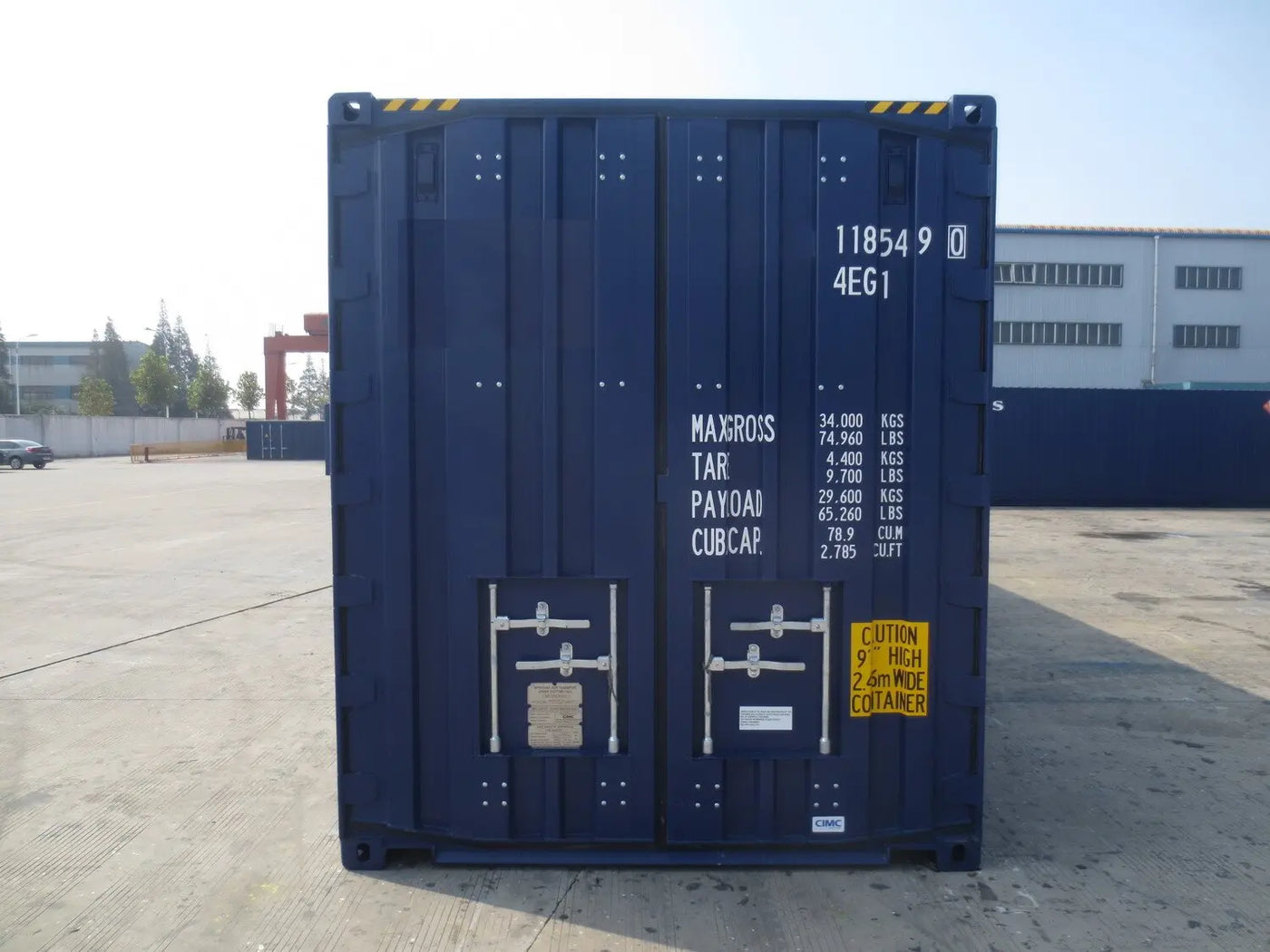 Contenedor High Cube 40' CPC azul nuevo — Contenedores marítimos de 40 pies en venta en España — imagen 2