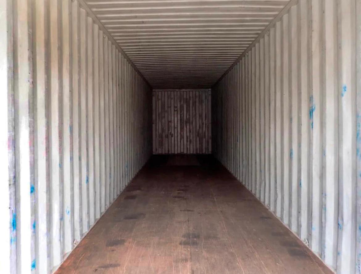 Contenedor Marítimo High Cube de 45 Pies blanco usado azul — Contenedores usados y de ocasión en venta en España — imagen 2