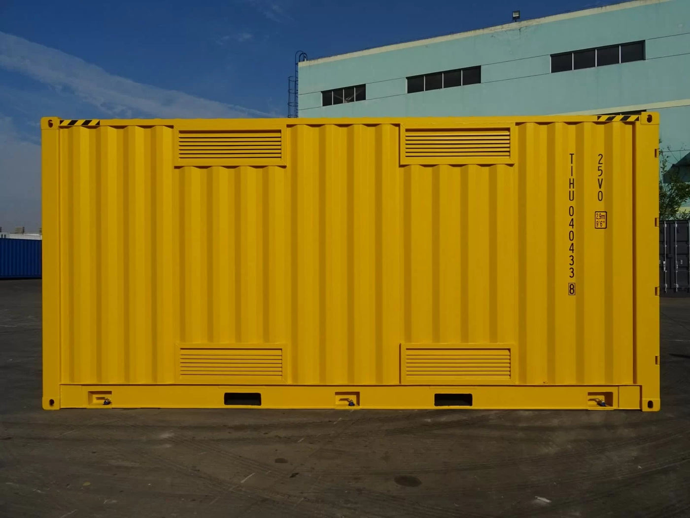 Contenedor Marítimo High Cube de 20 Pies con Apertura Lateral amarillo nuevo — Contenedores con puertas laterales en venta en España — imagen 2