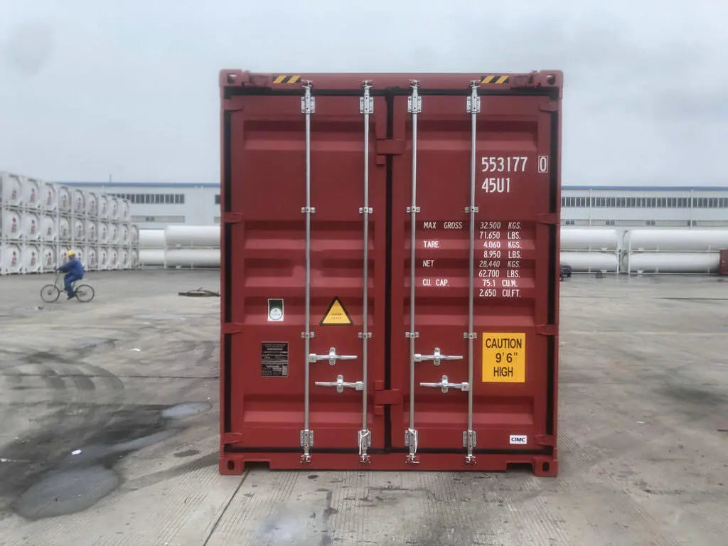 Contenedor High Cube Open Top de 40 Pies rojo nuevo — Contenedores marítimos de 40 pies en venta en España — imagen 2