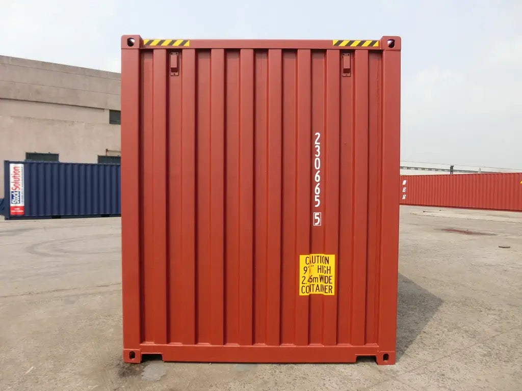Contenedor de mudanza High Cube 20' (ancho palet) rojo nuevo — Contenedores marítimos de 20 pies en venta en España — imagen 2
