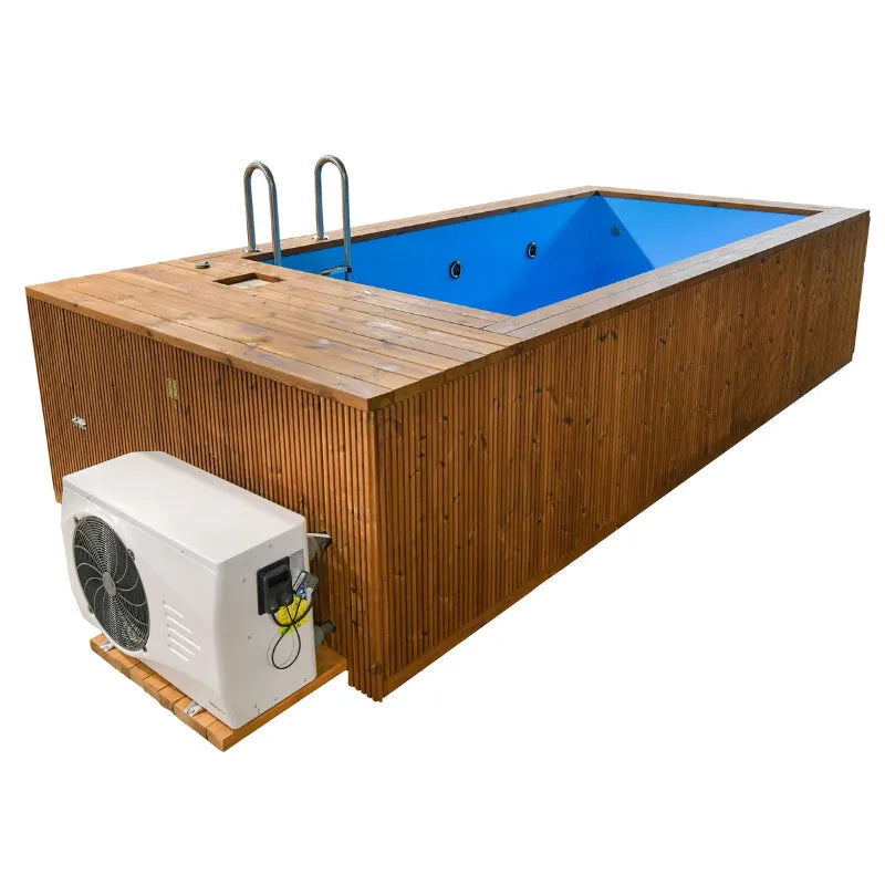 PISCINA DE MADERA THERMO SPA KORAX 4.8 M — Piscinas de contenedor en venta en España — imagen 2