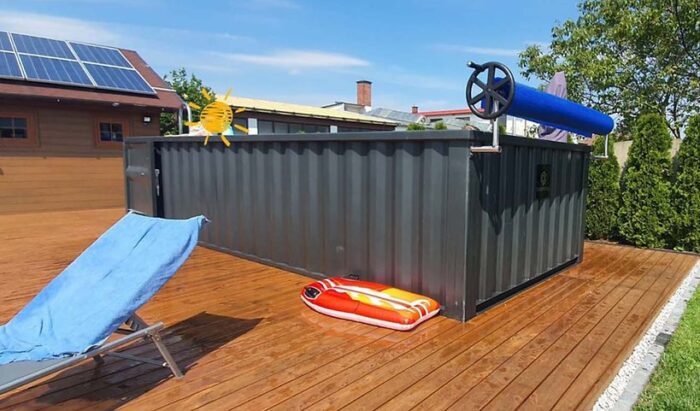 PISCINA CONTENEDOR 6,2Mx 2,5M LISTA PARA USAR, PAQUETE CONFORT — Piscinas de contenedor en venta en España — imagen 2