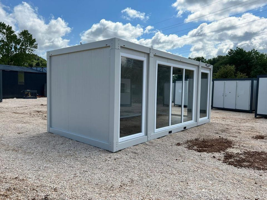 CONTENEDOR DE OFICINA MODELO CASA DE CRISTAL — Contenedores oficina en venta en España — imagen 2