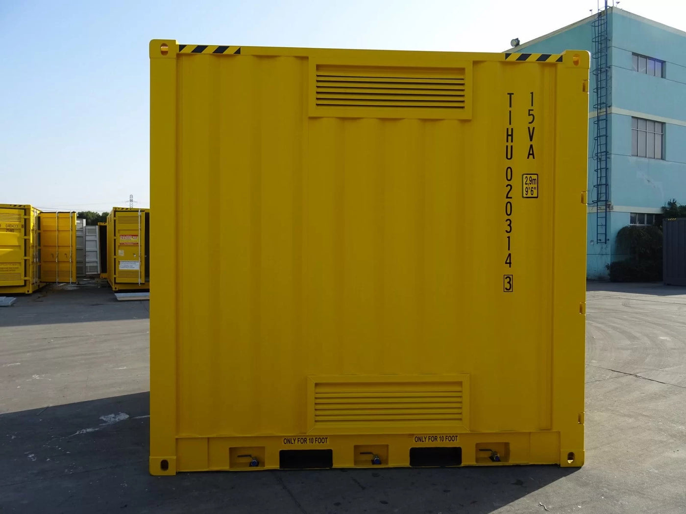 Contenedor High Cube de 10 Pies amarillo nuevo — Contenedores marítimos de 10 pies en venta en España — imagen 2