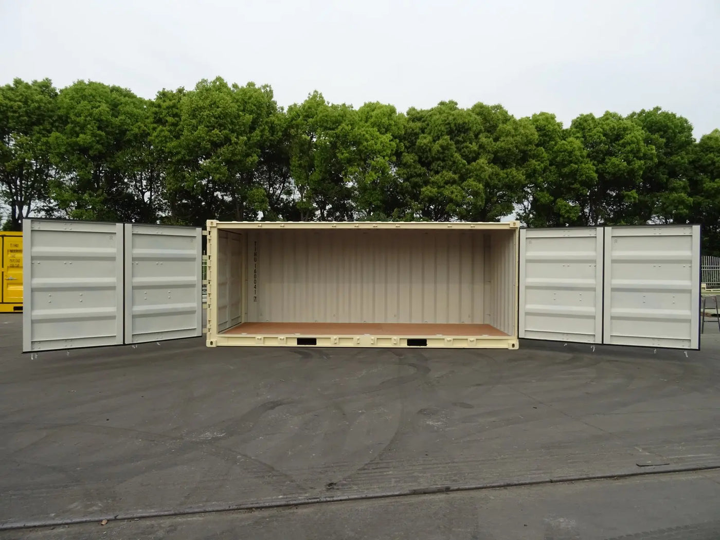 Mini-contenedores de apertura lateral de 19' beige nuevo — Contenedores con puertas laterales en venta en España — imagen 2