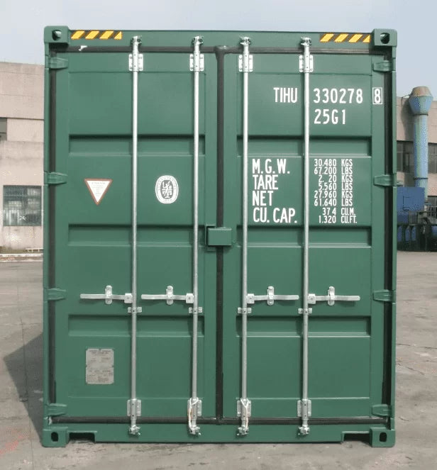 Contenedor High Cube de 20 Pies con Piso de Acero verde nuevo — Contenedores marítimos de 20 pies en venta en España — imagen 2